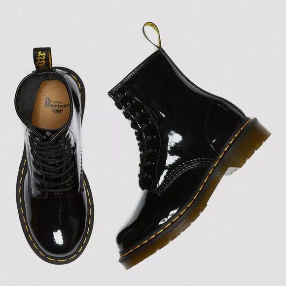 DR. MARTENS 1460 WOMEN'S PATENT LEATHER BOOTS, NO BOX, 11821, Size 11, $170 - Picture 3 of 13